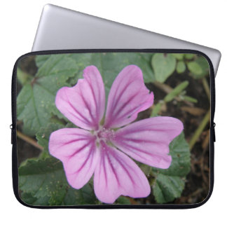 Pretty Purple Wildflower Laptop Bag