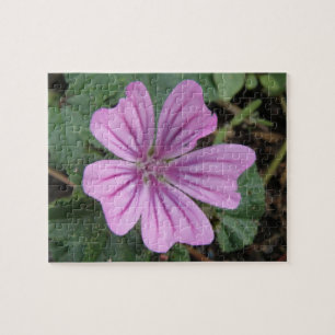 Pretty Purple Wildflower Puzzle