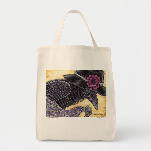 Pretty Raven - Tote Bag (Front)