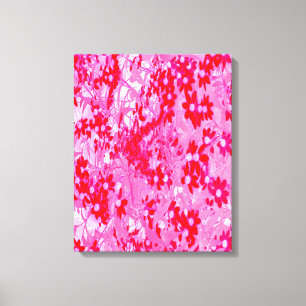 Pretty Red Flowers Canvas Print
