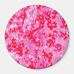 Pretty Red Flowers Magnet