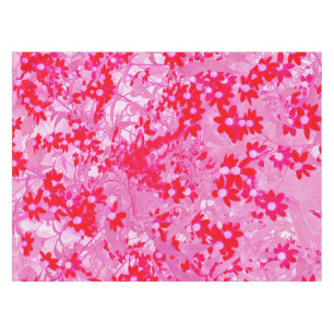 Pretty Red Flowers Tablecloth