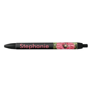Pretty Red Poppy Flower Macro Personalized Pen