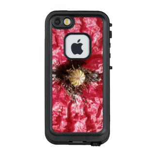 Pretty Red Poppy Flower Macro Phone Case
