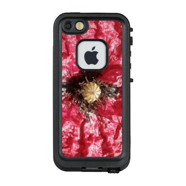 Pretty Red Poppy Flower Macro Phone Case (Back)