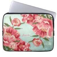 Pretty Retro Flower Chintz Peonies Personalized