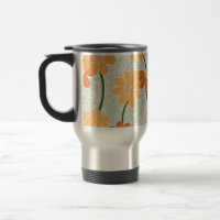 Pretty retro muted 1970s flowers
