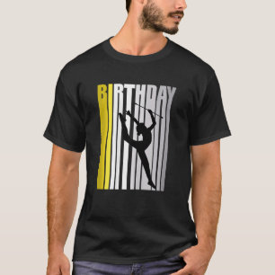 Pretty Rhythmic Gymnastics Birthday Baton Twirling T-Shirt