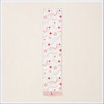 Pretty Ribbons Stars & Spirals Scarf<br><div class="desc">Pretty ribbons stars and spirals design. Pink palette.</div>