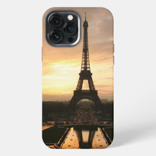 Pretty Romantic Sunset Eiffel Tower Paris France iPhone 13 Pro Max Case