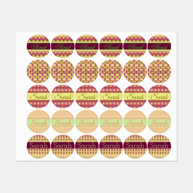Pretty Rose and Patterned (Sheet)