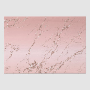 Pretty Rose Gold Glitter Streaks Tissue Paper