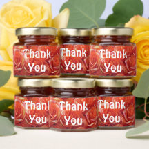 Pretty Rose Orange Floral Appreciation Thank You