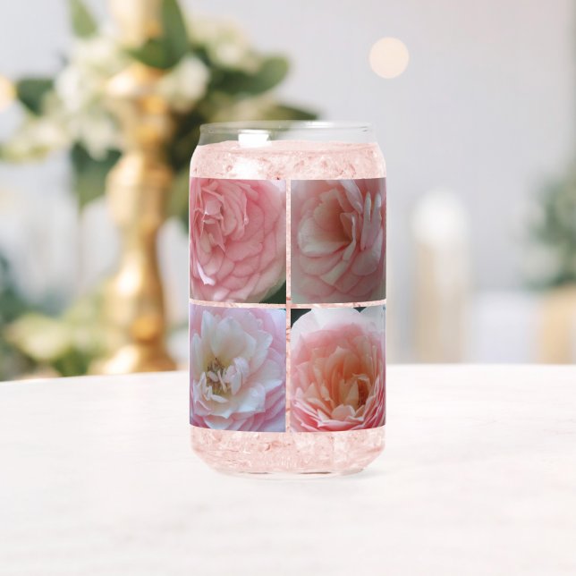 Pretty Roses Drinking Glass (Insitu (Wedding))