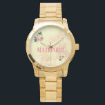 Pretty Roses Matriarch Mother Watch<br><div class="desc">Pretty Matriarch and vintage Roses design Watch.</div>