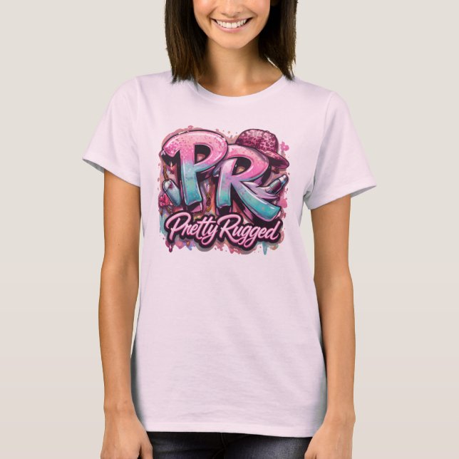 PRETTY RUGGED LOGO T-SHIRT (Front)