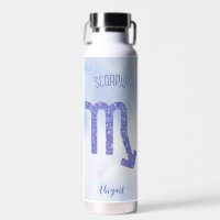 Pretty Scorpio Astrology Sign Personalized Purple