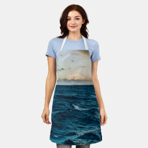Pretty Sea Landscape Apron
