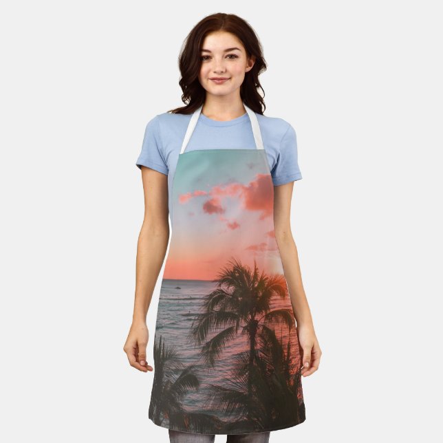 Pretty Sea Life Apron (Worn)