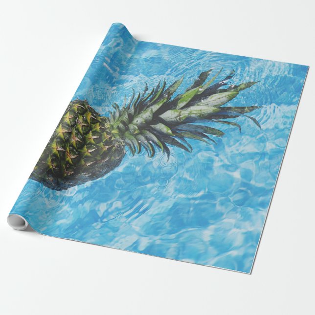 Pretty Sea Life Wrapping Paper (Unrolled)