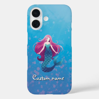 Pretty Sea Mermaid Personalized iPhone Case