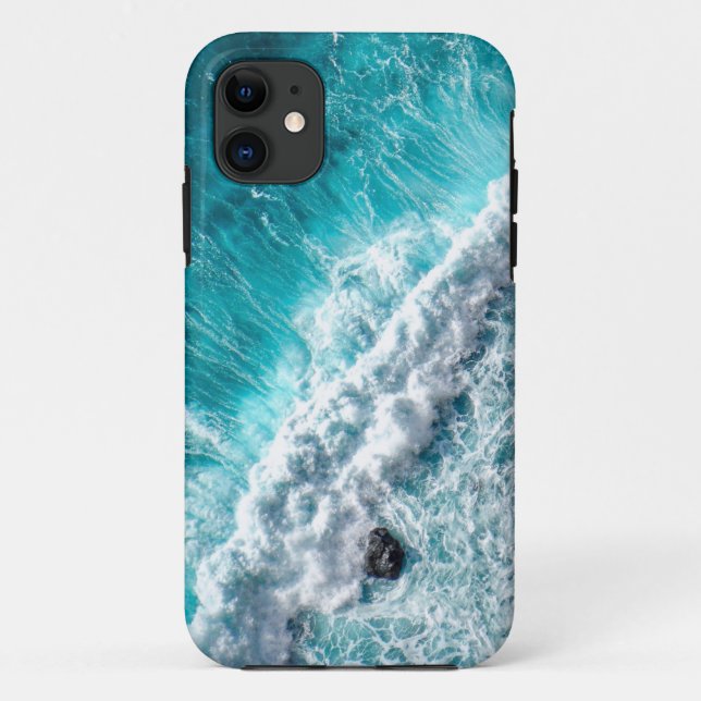 Pretty Sea Waves | Best gift for nature lovers Case-Mate iPhone Case (Back)