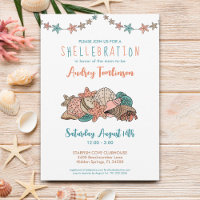 Pretty Seashells Beach Baby Shower
