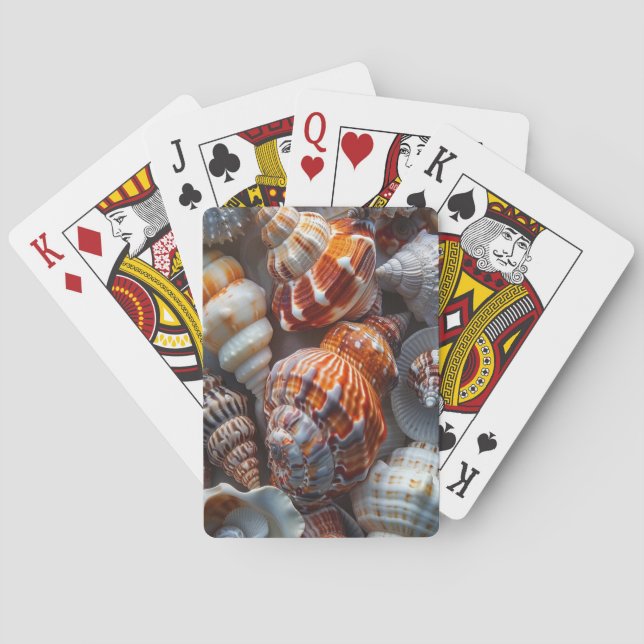 Pretty Seashells  Playing Cards (Back)