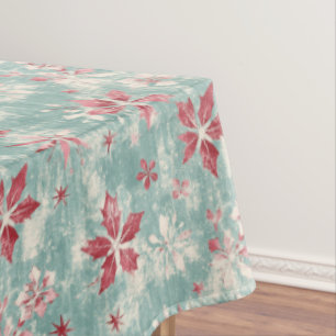 Pretty Shabby Chic Vintage Christmas  Tablecloth