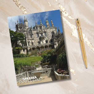 Pretty Sintra Portugal Photography,Custom Travel Holiday Postcard