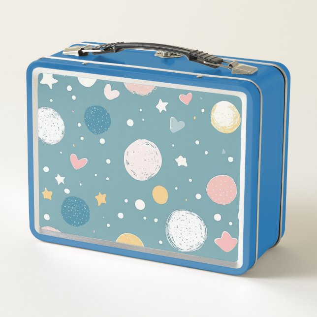Pretty Sky Metal Lunch Box (Back)