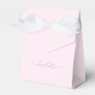 Pretty Soft Pink and Blush Favor Box