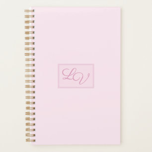 Pretty Soft Pink and Blush Planner