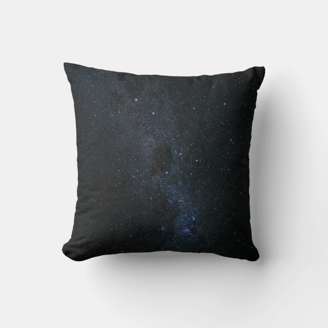 Pretty Space Throw Pillow (Front)