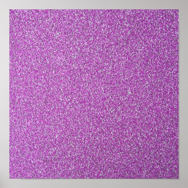 Pretty Sparkle Background Customizable Poster (Front)