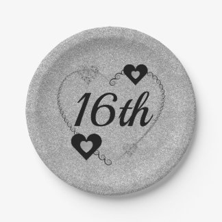 Pretty special party plates 16th