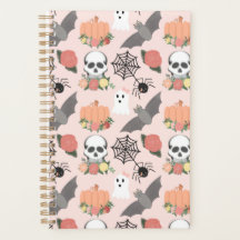 Pretty Spooky Patterned Planner
