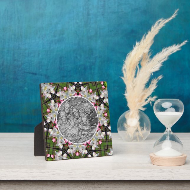 Pretty Spring Blossoms Add Your Photo Plaque (Insitu)