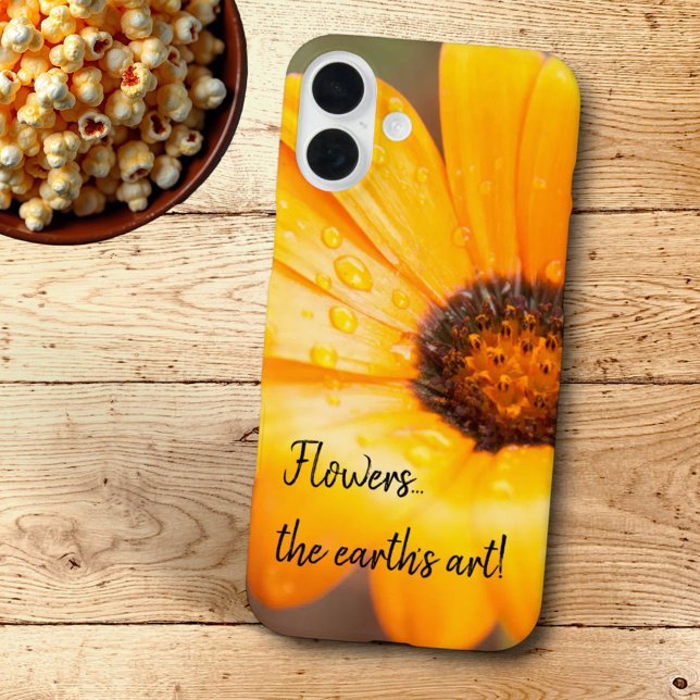 Pretty Spring Flash Daisy Photograph Custom Case-Mate iPhone Case (template iPhone case)