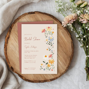 Pretty Spring Floral Bridal Shower Invitation