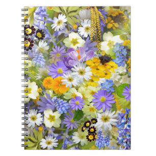 Pretty Spring Flowers Notebook