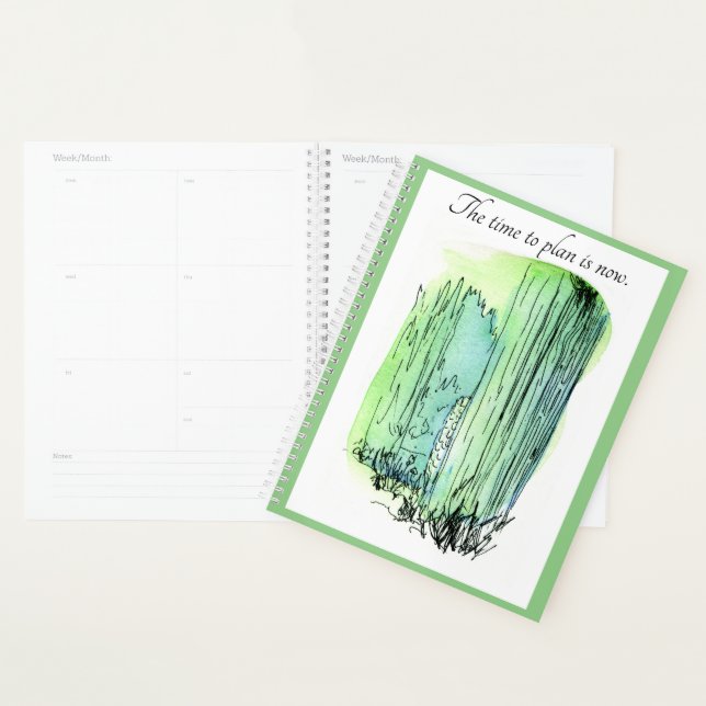 Pretty Spring Greens Planner (Display)