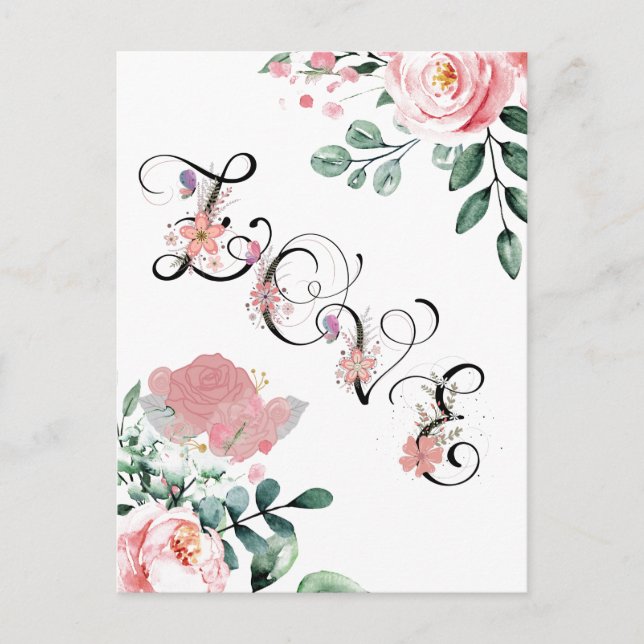Pretty Spring Love/Faith Postcard Designer (Front)