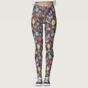 Pretty Spring Pattern Leggings