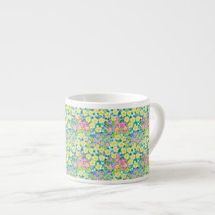 Pretty Spring Primroses Espresso Mug, Cup