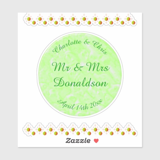 Pretty Spring Wedding Apple blossom and Apples (Sheet)