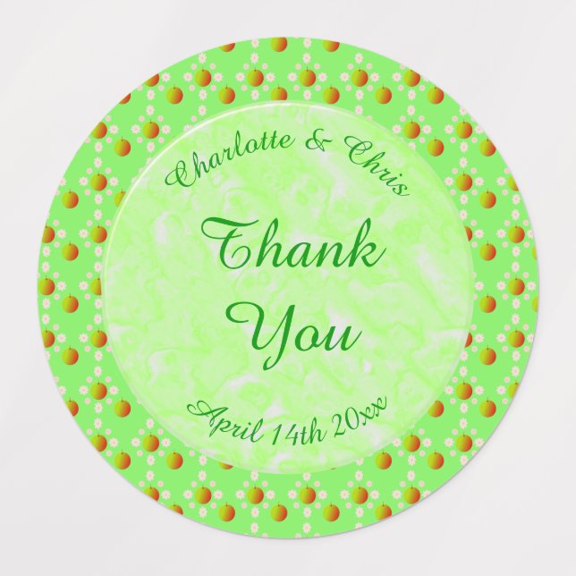 Pretty Spring Wedding Apple blossom and Apples (Design 1)