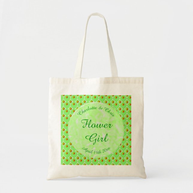 Pretty Spring Wedding Apple blossom and Apples  Tote Bag (Front)