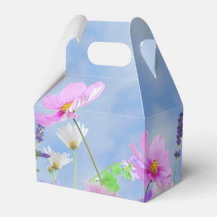 Pretty Spring Wild Flowers Favor Box