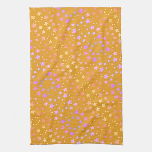 Pretty Star Tea-Towel Kitchen Towel (Vertical)